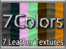 Zoy Texture [ Leather Wrinkle Wavy 04 ] Seamless - 7 Colors