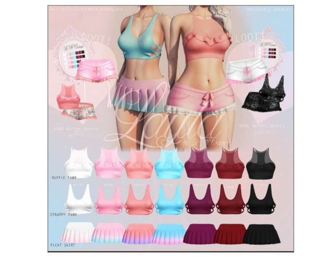 {le fil casse} Layla Ruffle Tank Maitreya Berry