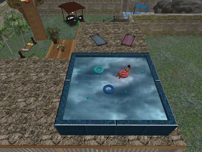 Low Prim Floatie red with embeded animation only 1 Prim