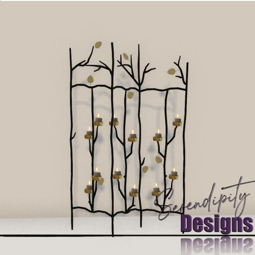 Serendipity Designs - Aspen Frost BR Candle Screen