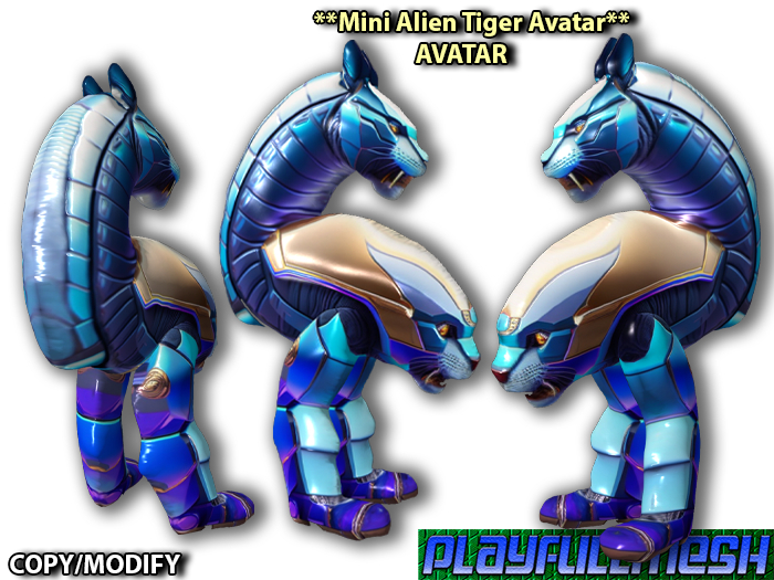 **Mini Alien Tiger Avatar**PlayFullMesh