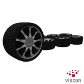 Viscon* Sculpties Car Wheel Pack + UV Maps/Textures