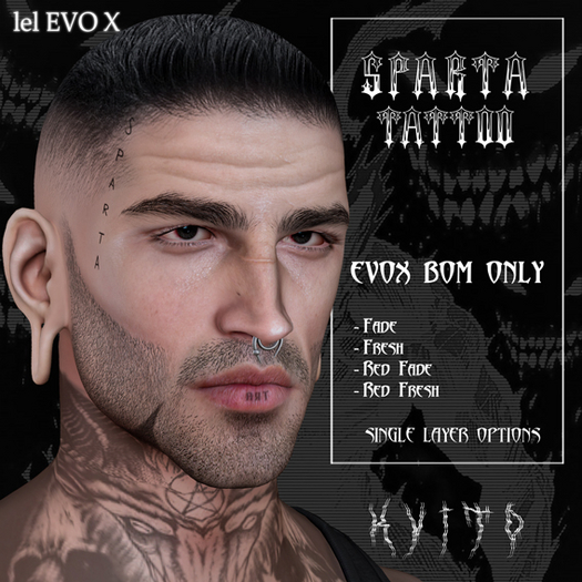 [KVITO] SPARTA Tattoo