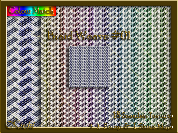 Braid Weave #01 Seamless Texture Pack
