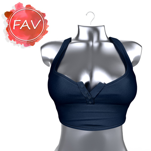 Navy Tank Top Maitreya