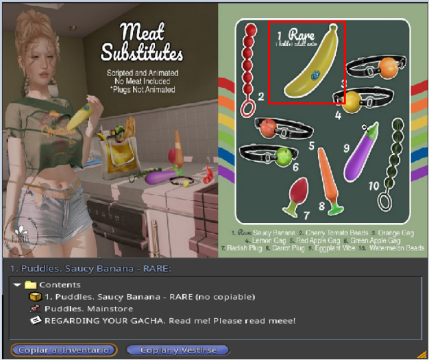 1. Puddles. Saucy Banana - RARE