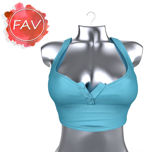 Blue Tank Top Belleza GenX Curvy