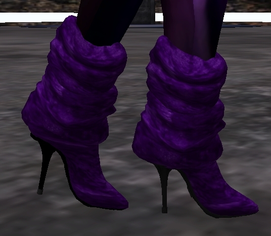 WC MM Slouch Ankle Boots- Grape