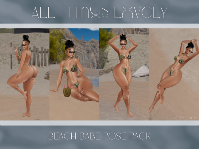 ATL - Beach Babe Pose Pack *Add Me*