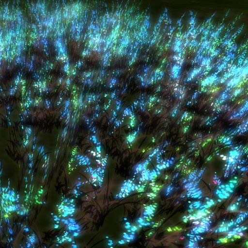 BlackLeaf 01  blue green