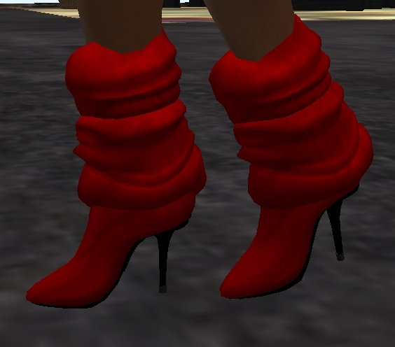 WC MM Slouch Ankle Boots- Red