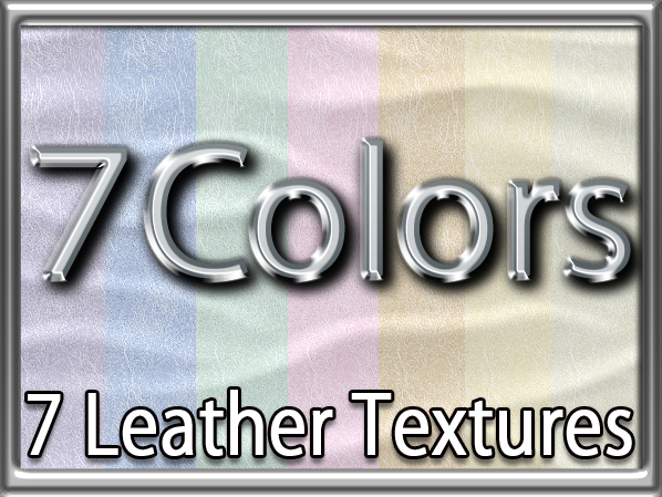 Zoy Texture [ Leather Wrinkle Wavy 05 ] Seamless - 7 Colors