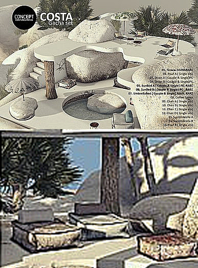 06. Concept} COSTA. SunBed B. RARE