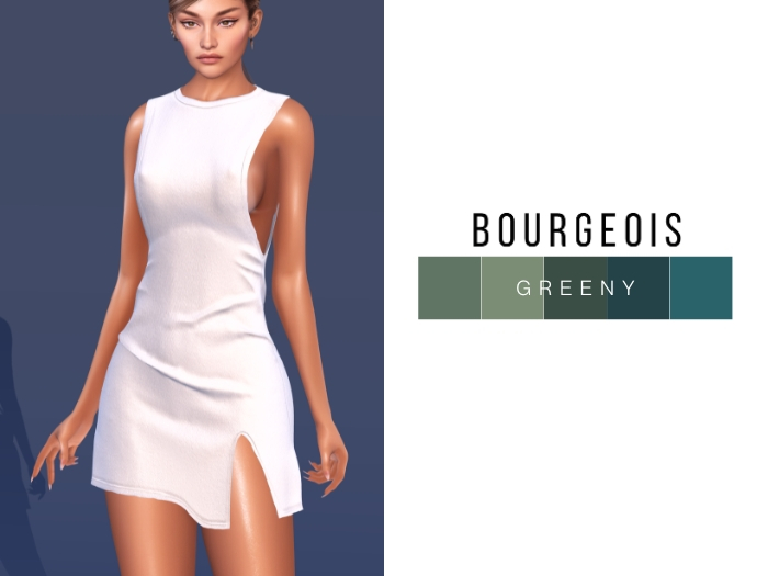 BOURGEOIS : Isabelle Dress Pack GREENY
