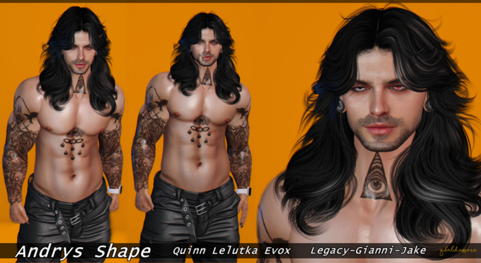 ::G.B-Andrys Shape-Lelutka Quinn Evox::