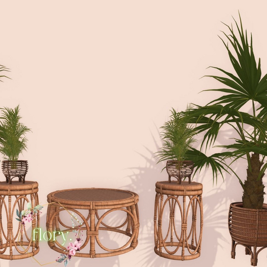 flory. - Outdoor Rattan Set / ADD