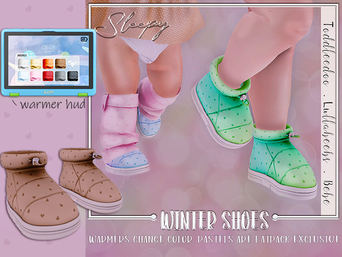Sleepy. Winter Shoe -brown-