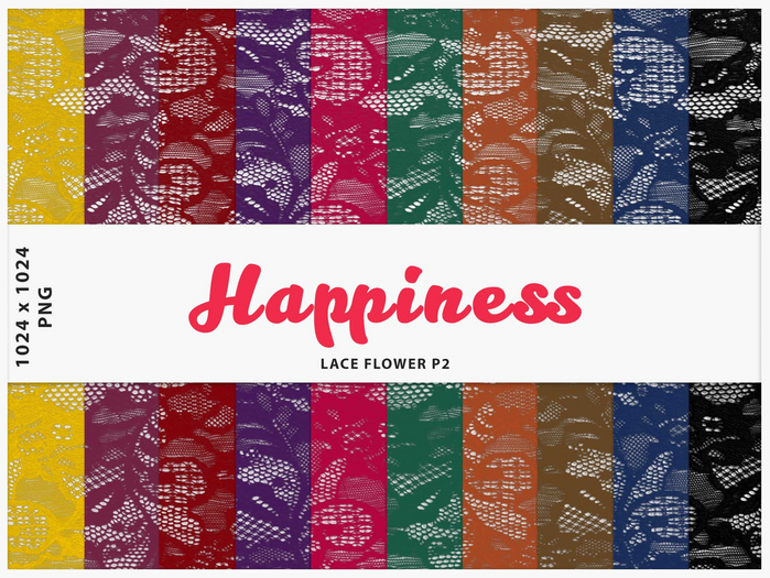 :::HAPPINESS:::LACE FLOWER 2