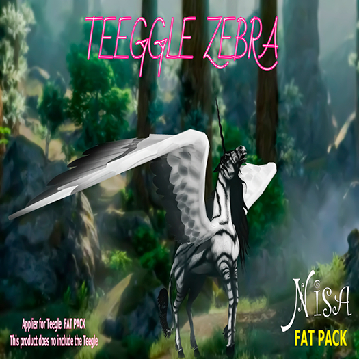 NISA TEEGLE ZEBRA FATPACK ADD ME TO UNPACK ME
