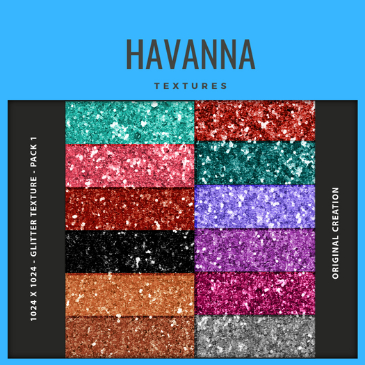 HAVANNA - GLITTER - PACK 1