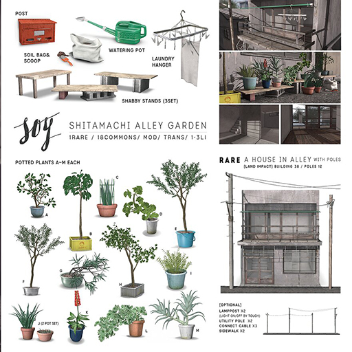 Soy. Shitamachi Alley Garden - RARE