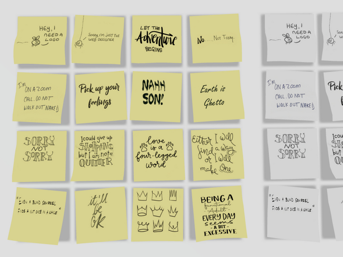 Hollyhood Sticky Notes - FATPACK