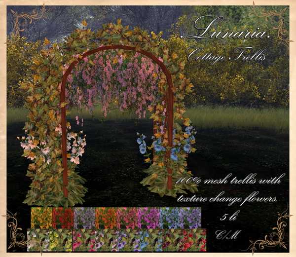 .Lunaria. Cottage Trellis 