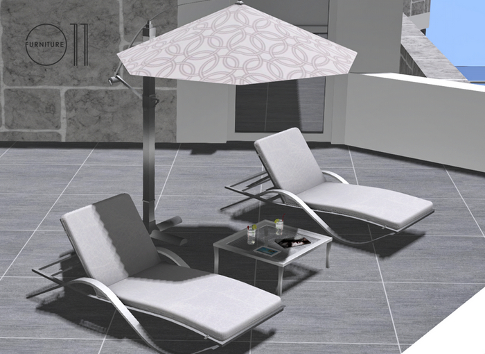 Outdoor Lounger Everest
