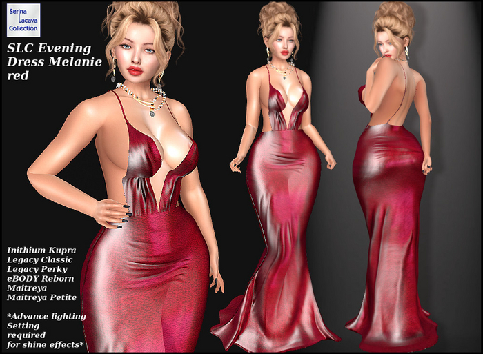 SLC Evening Dress Melanie red