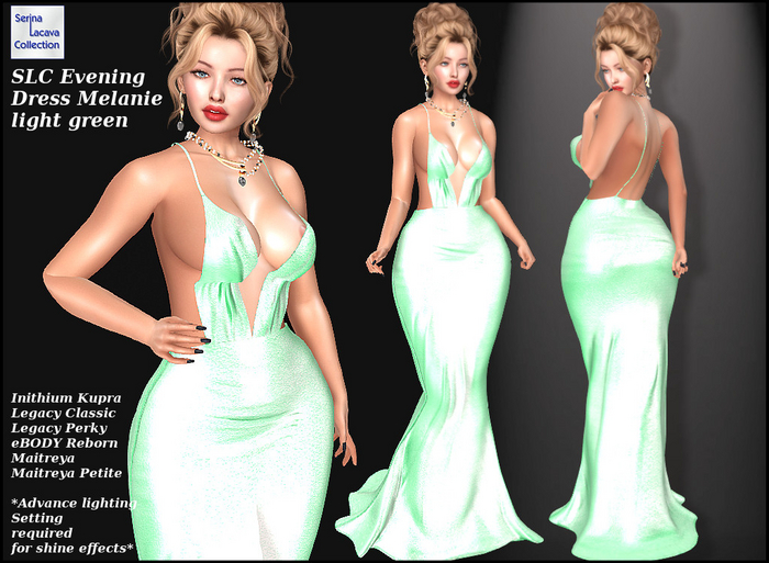 SLC Evening Dress Melanie light green