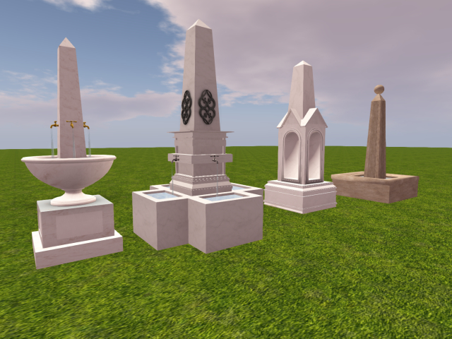 Ocean Series Obelisks