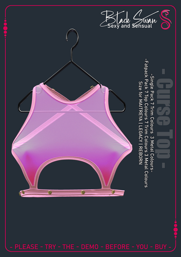 ! Black Swan ! Cruse Top - bubble