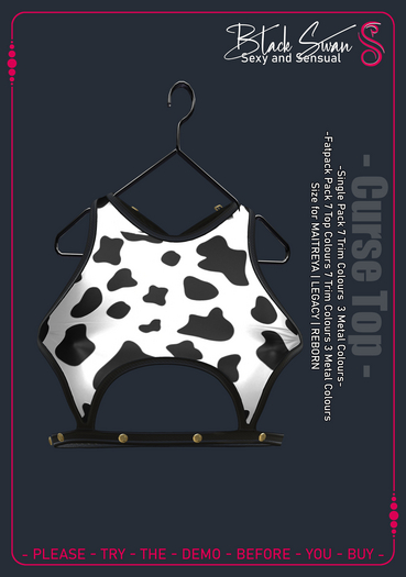 Black Swan - Curse Top - Black Cow