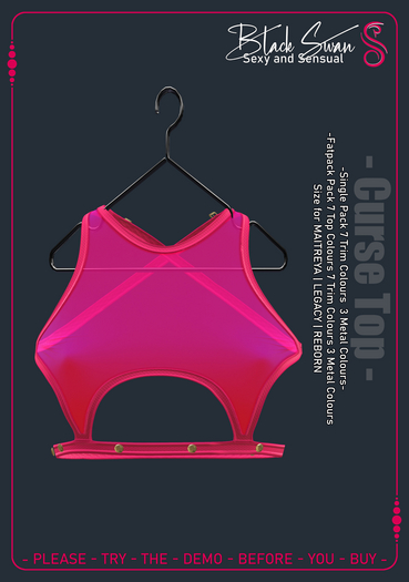 Black Swan - Curse Top - magenta