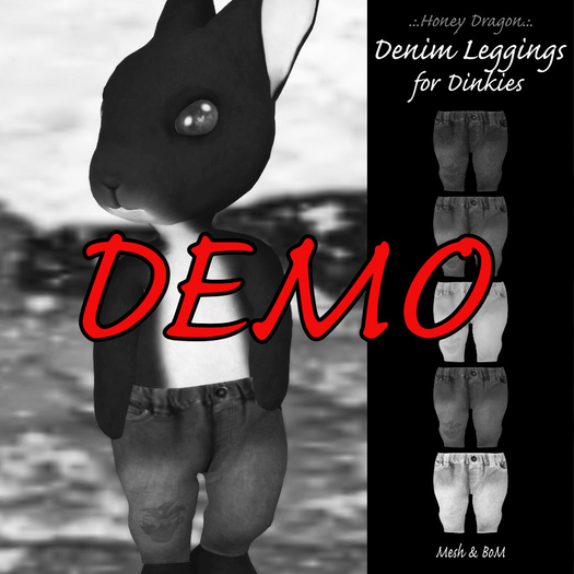 ((DEMO)).:.H/D.:. Denim Leggings for Dinkie