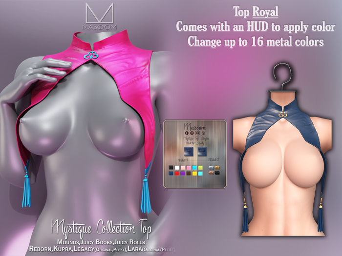 [[ Masoom ]] Mystique Top - Royal