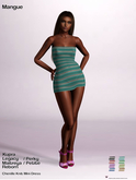 1W Mangue Knit Mini Dress