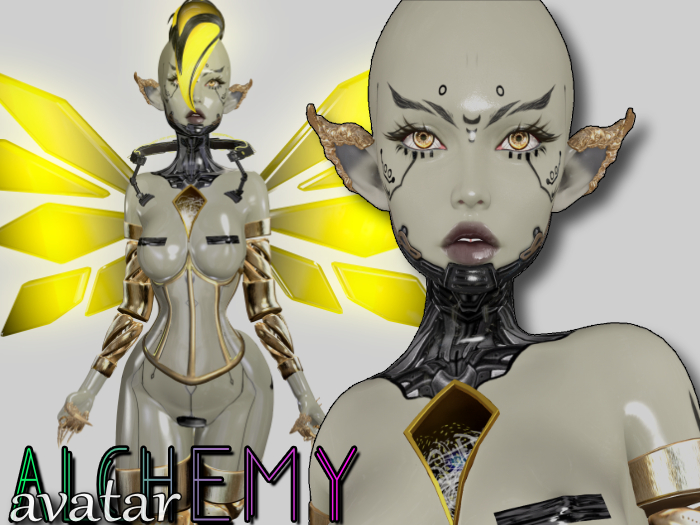 [AA] - Winged Cyborg Shape