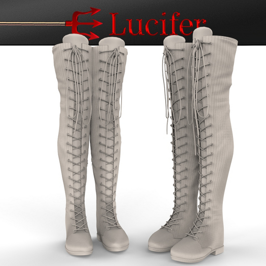 Ivory Rider Boots Isis