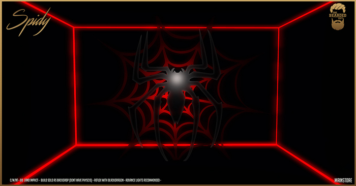 Spidy Backdrop - The Bearded Guy