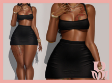 Rosary. Cyn . Set Black