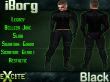 Excite iBorg Outfit Black
