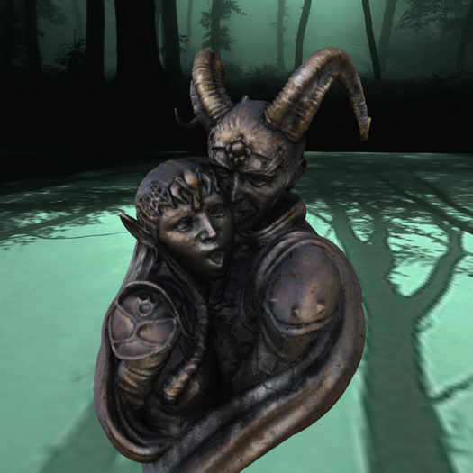 BOX ESTATUA DEMONS IN LOVE DEMONIOS ENAMORADOS XXIII