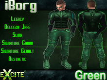 Excite iBorg Outfit Green