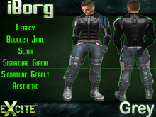 Excite iBorg Outfit Grey