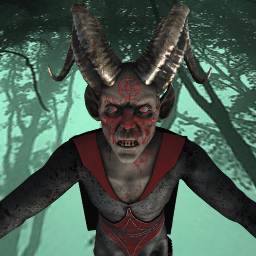 BOX ESTATUA DEMON CHALLENGING GOD DESAFIANDO A DIOS XXIII
