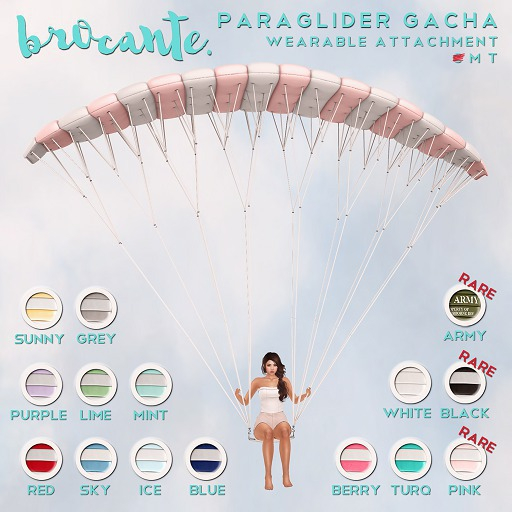 brocante. paraglider gacha / army RARE