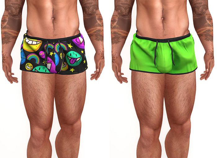Shorts Tahiti/Tenefife TwoSided