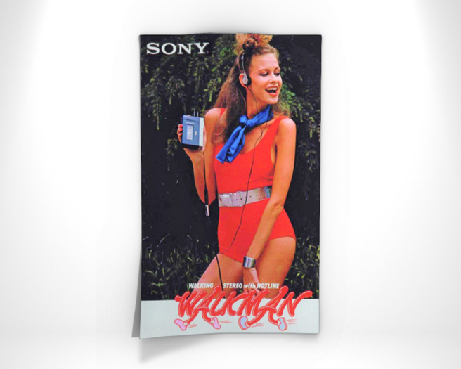 Sony Walkman Ad Poster 2