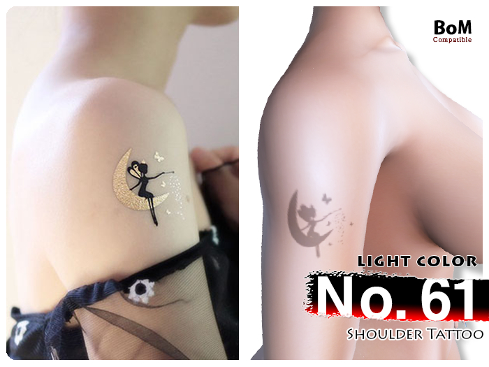 (Shoulder Tattoo) No.61 Light Color - BoM